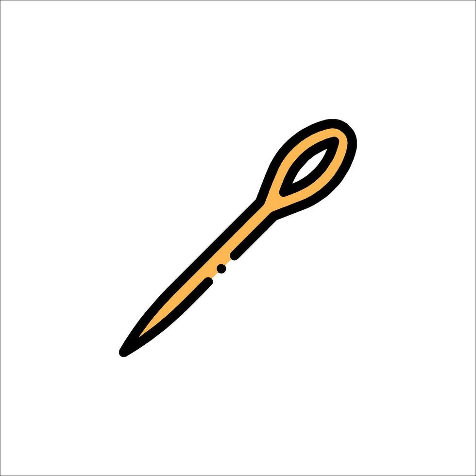 A needle icon on a white background vector