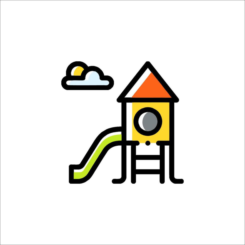 Playground icon illustration vector