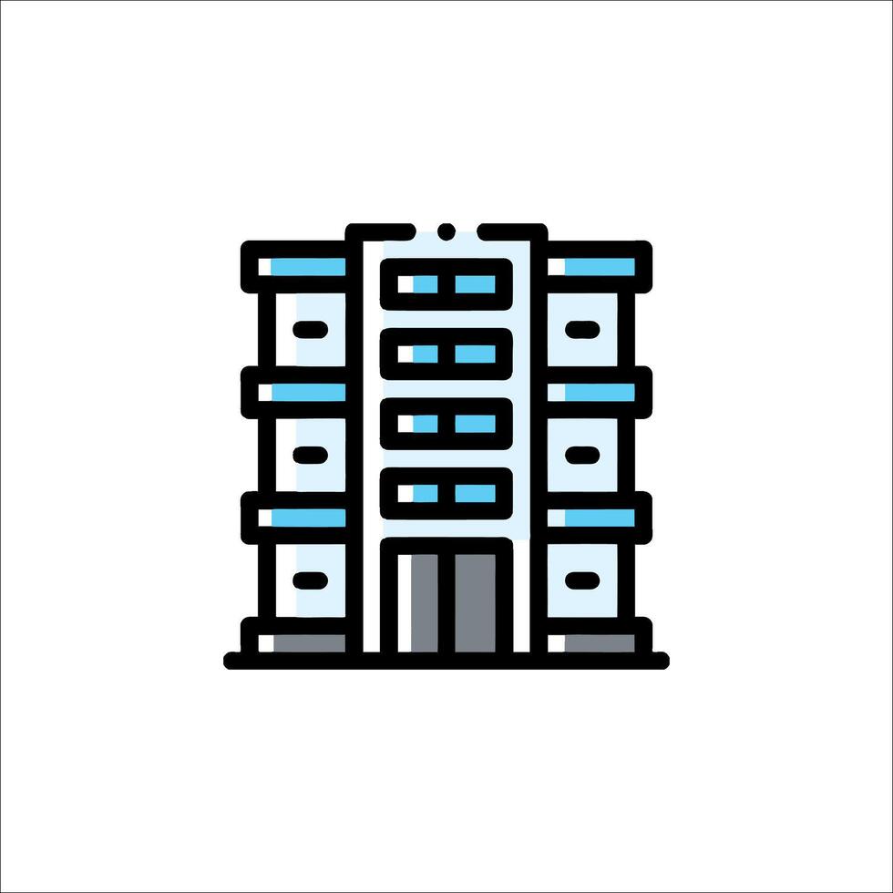 Building icon illustration vector