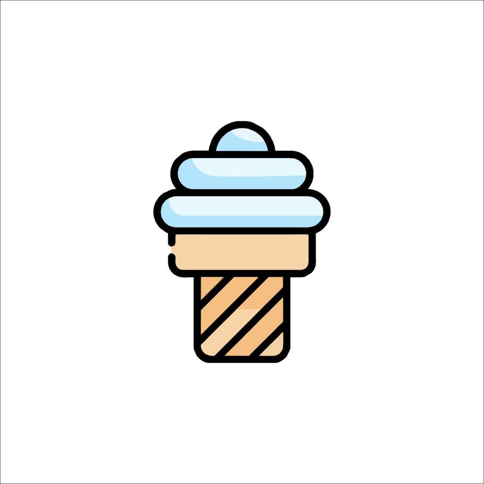 Ice cream icon illustration vector
