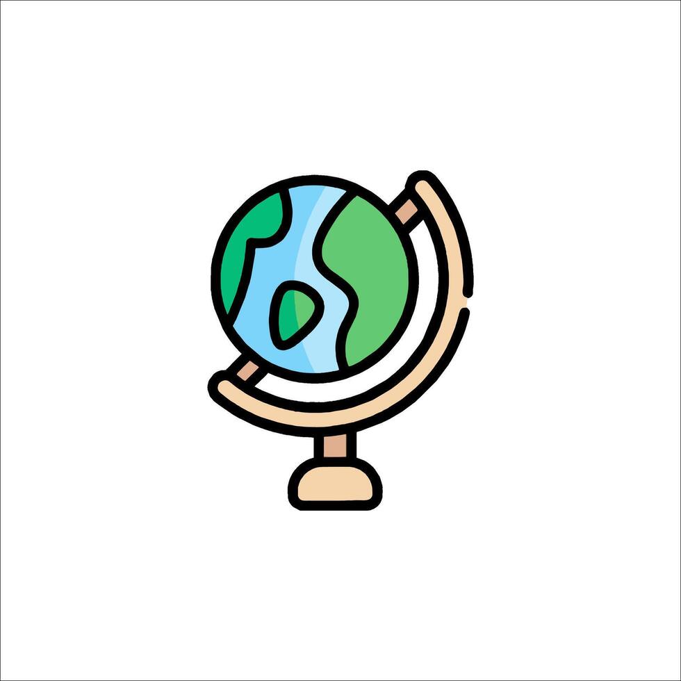 Globe icon illustration vector