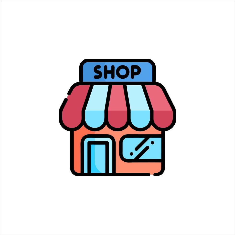 Shop icon illustration vector