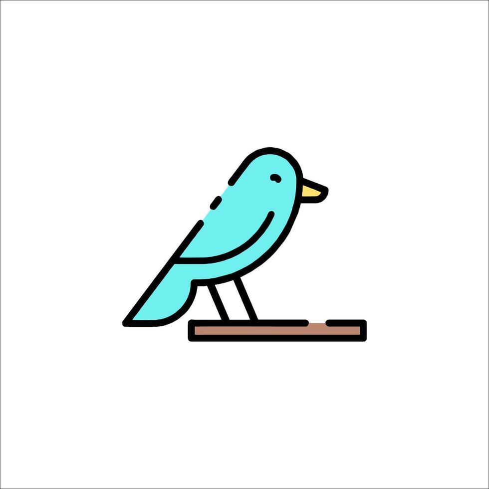 Bird icon illustration vector