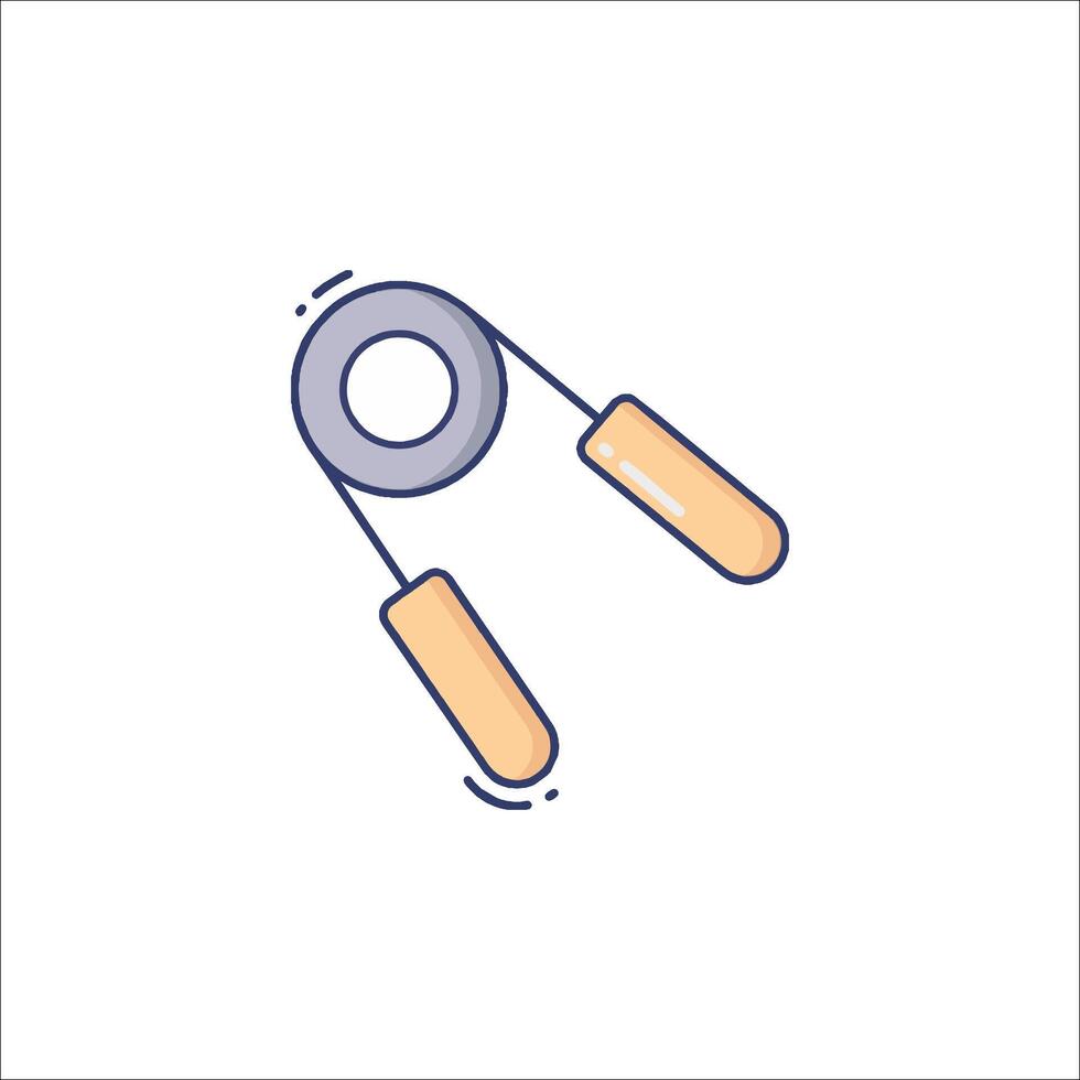 A pair of scissors with a handle on top vector