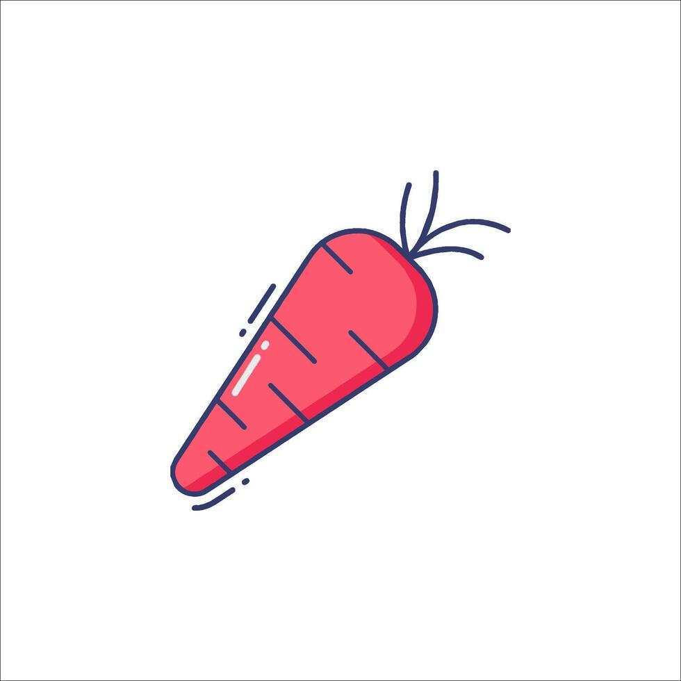 Carrot icon illustration vector