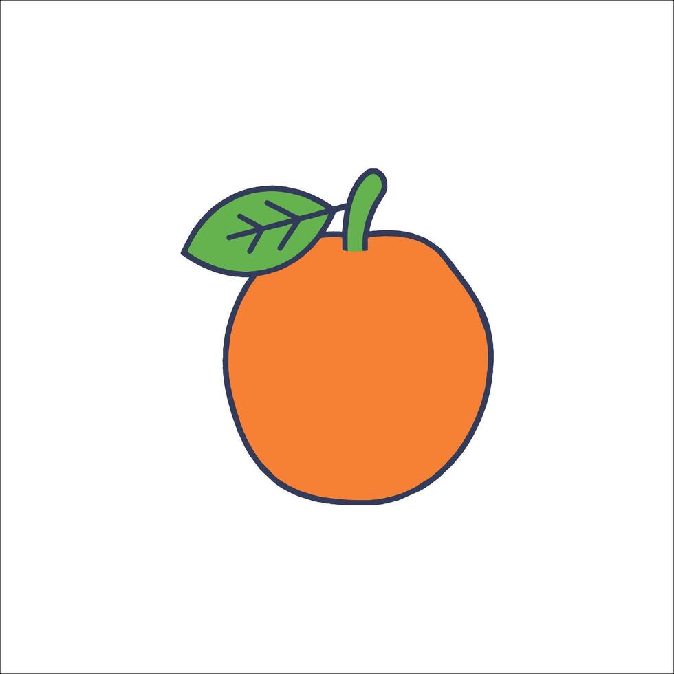 Orange icon illustration vector