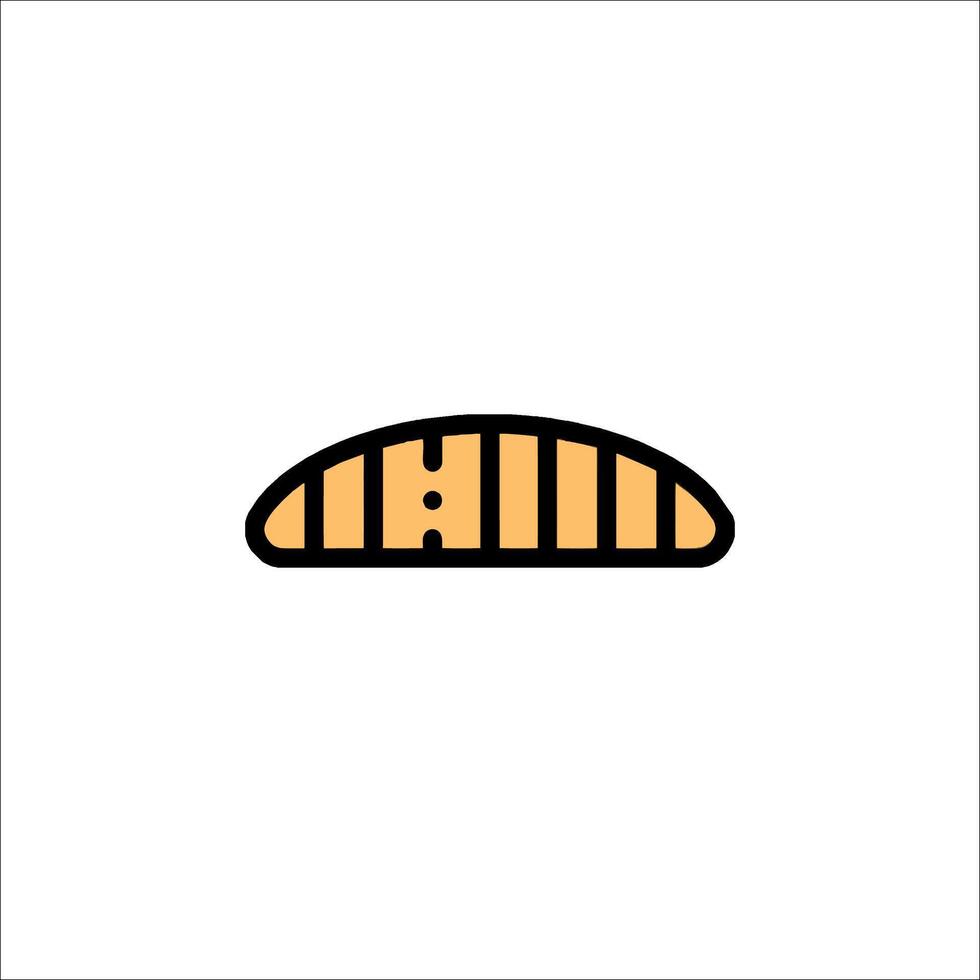 A simple logo for a sandwich vector