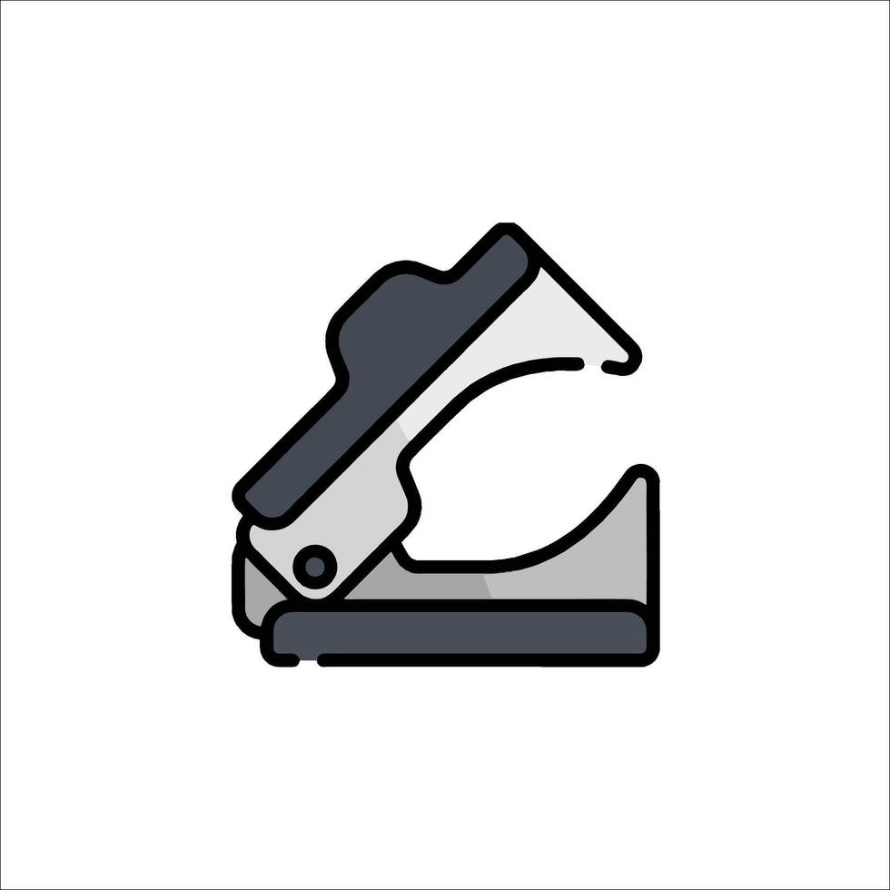 A stapler icon on a white background vector