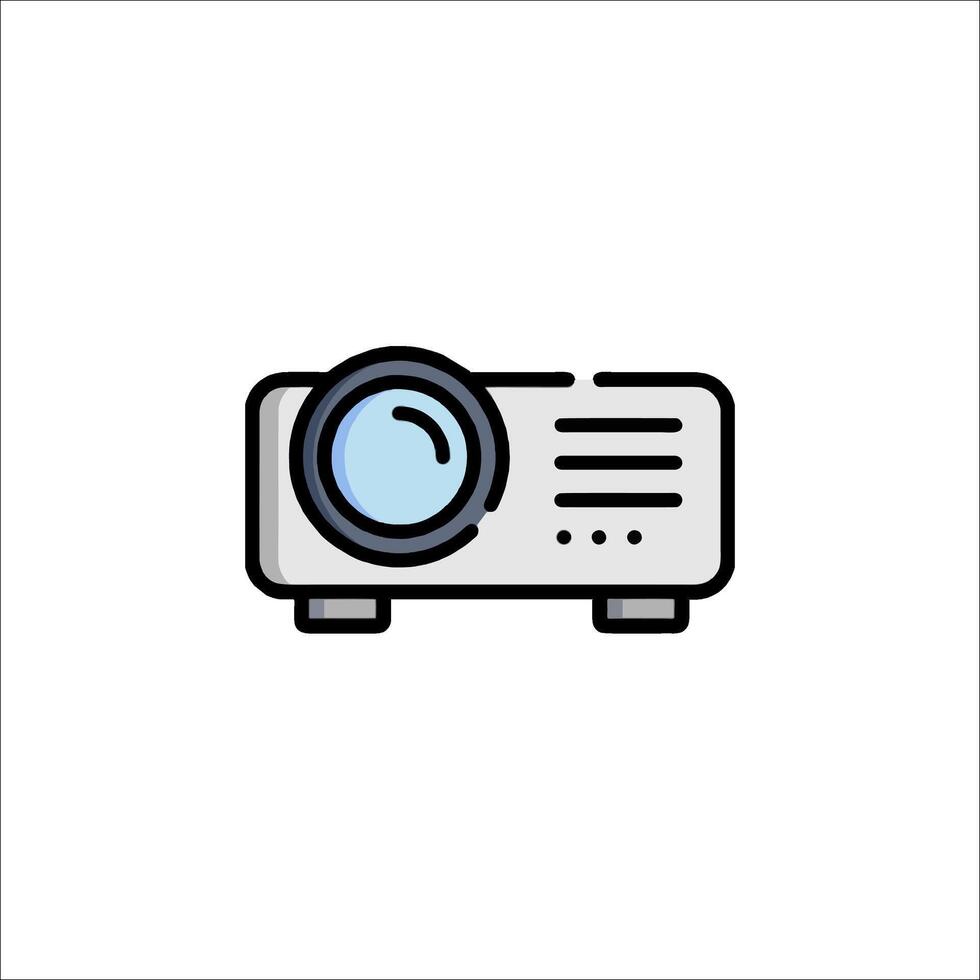 Projector icon illustration vector