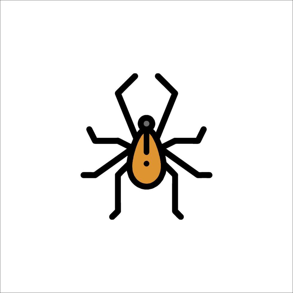 Spider icon illustration vector