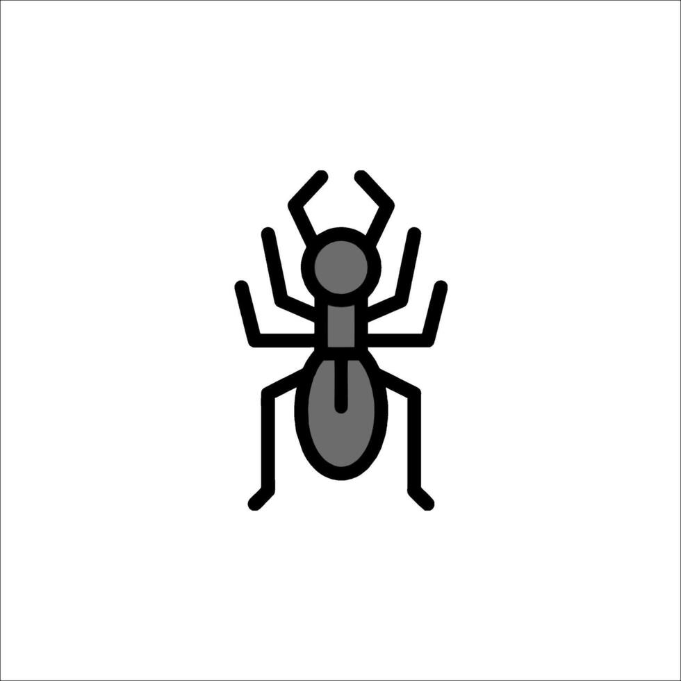 An insect icon on a white background vector