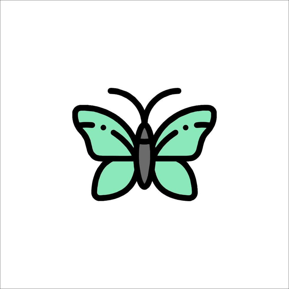 Butterfly icon illustration vector