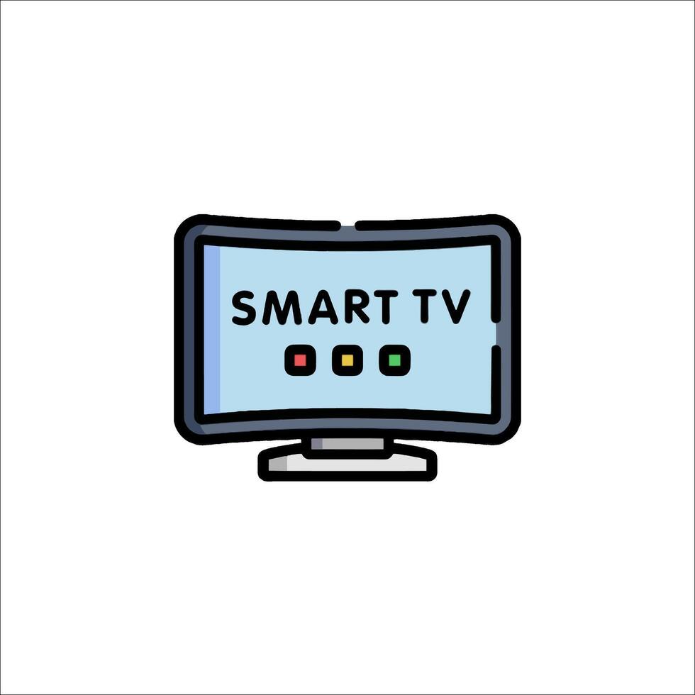 Smart tv icon illustration vector