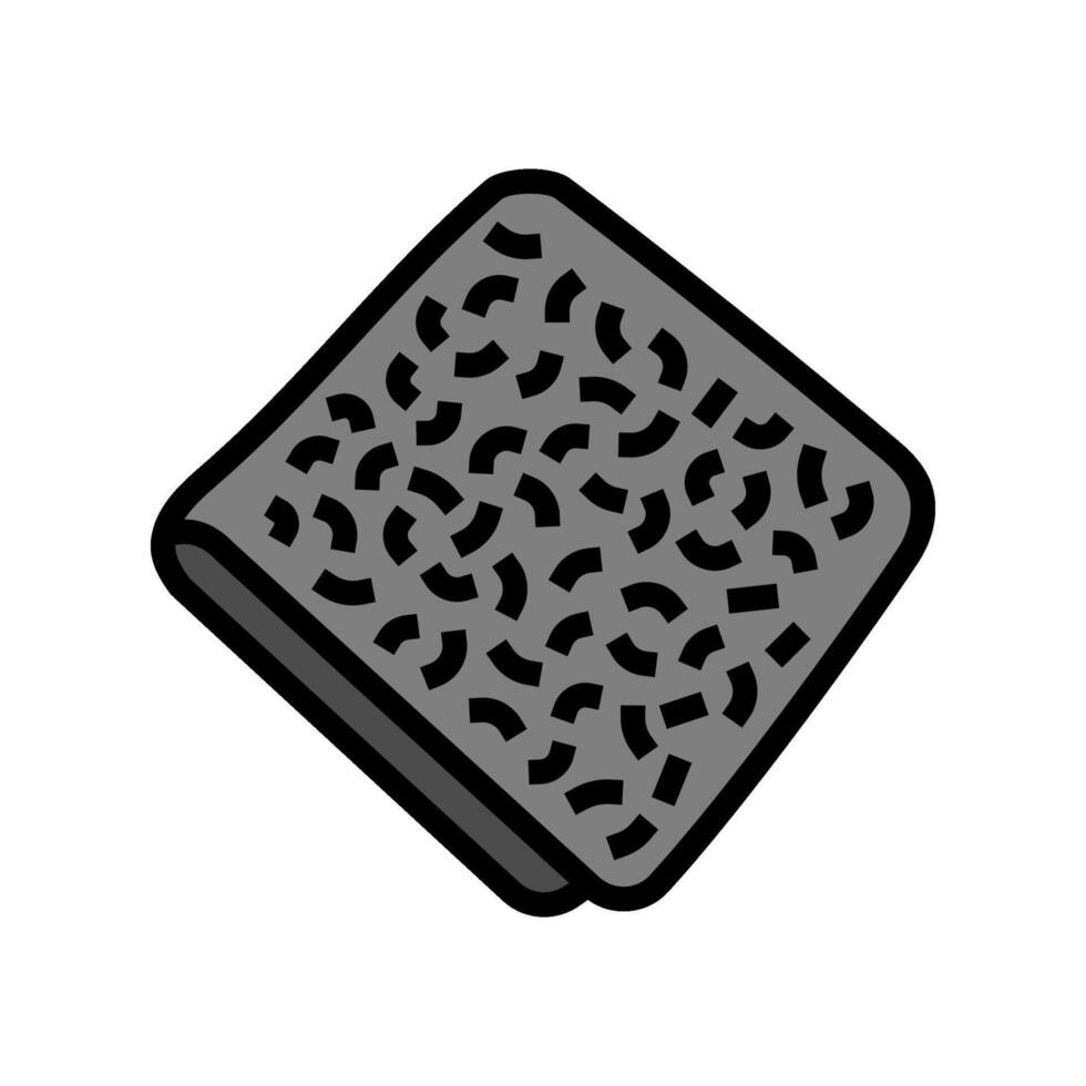 microfiber towels car care color icon illustration vector