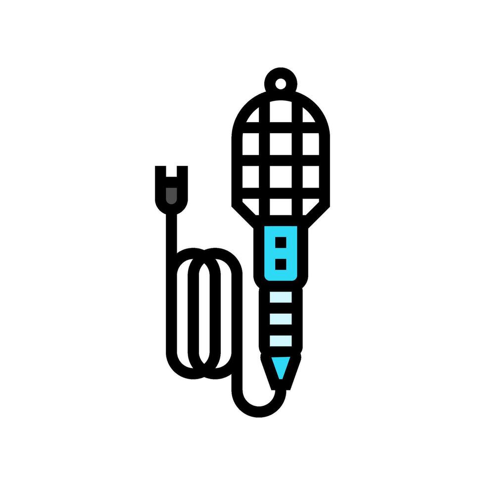 workshop light car repair tool color icon illustration vector