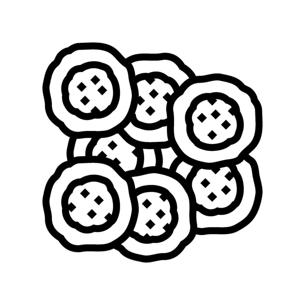 cells genetic engineering line icon illustration vector