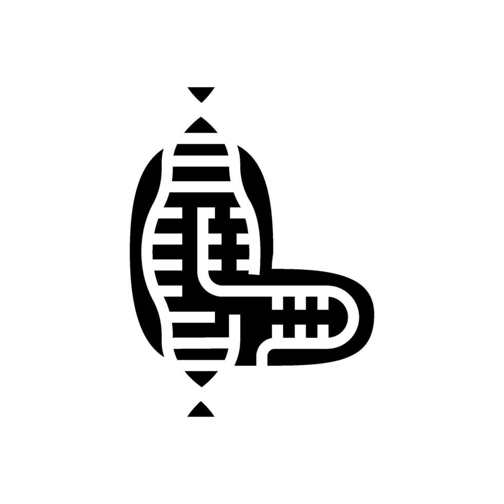 crispr tool genetic engineering glyph icon illustration vector