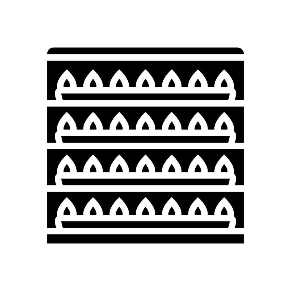 vertical farming rack agri tech glyph icon illustration vector