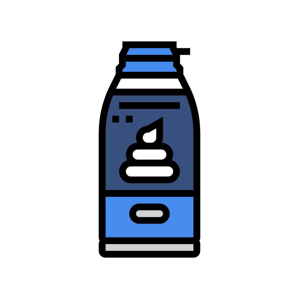 shaving cream men cosmetic color icon illustration vector