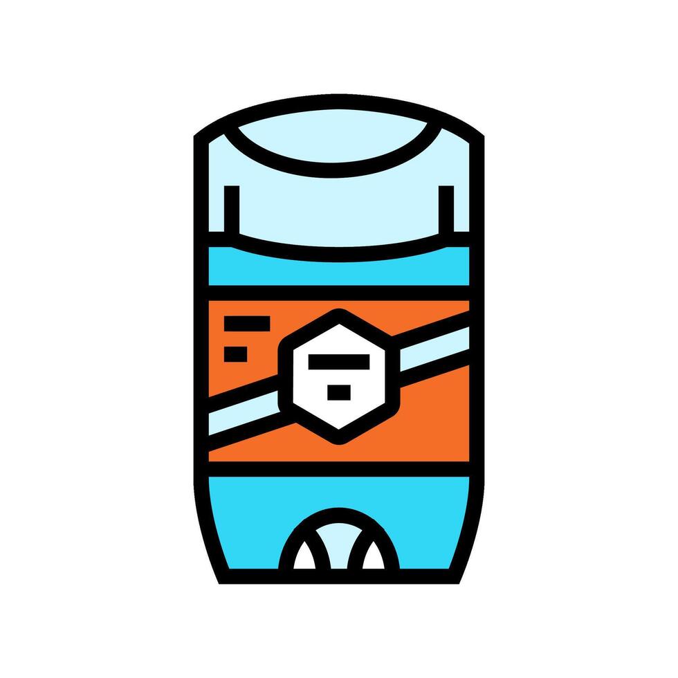 deodorant stick men cosmetic color icon illustration vector