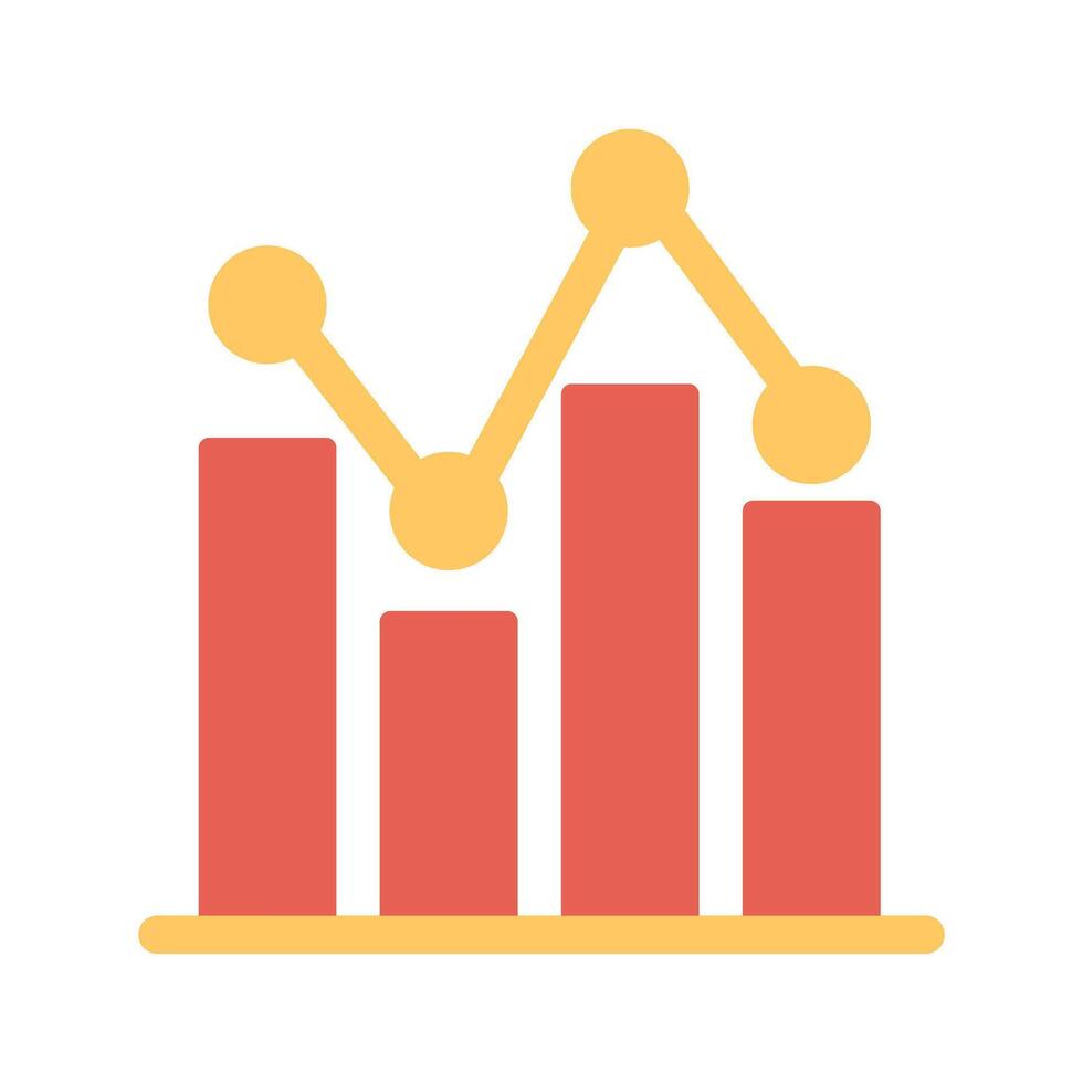 Bar Chart Icon Design vector