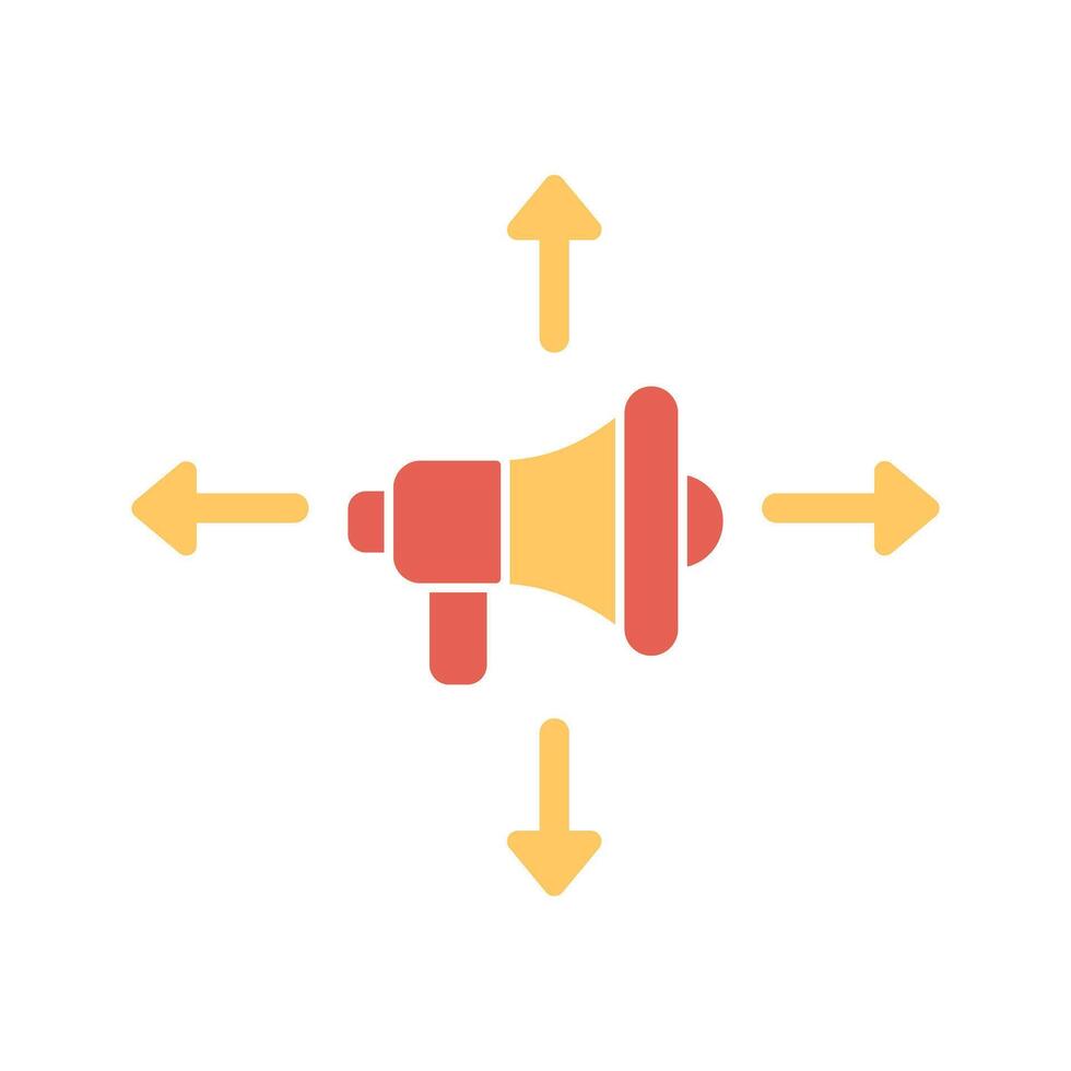 Ad Campaign Icon Design vector