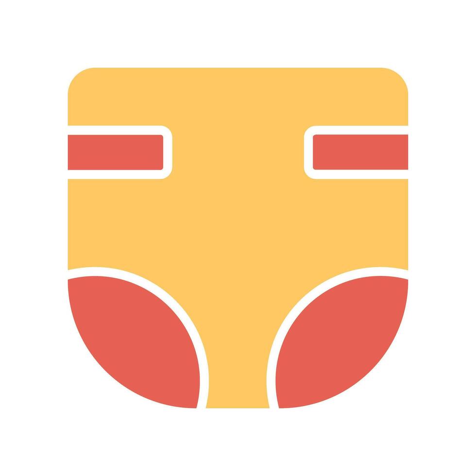 Diaper Changing Icon Design vector