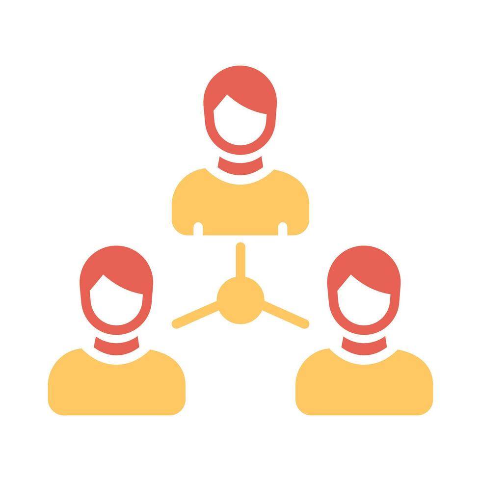 Employee Connection Icon Design vector