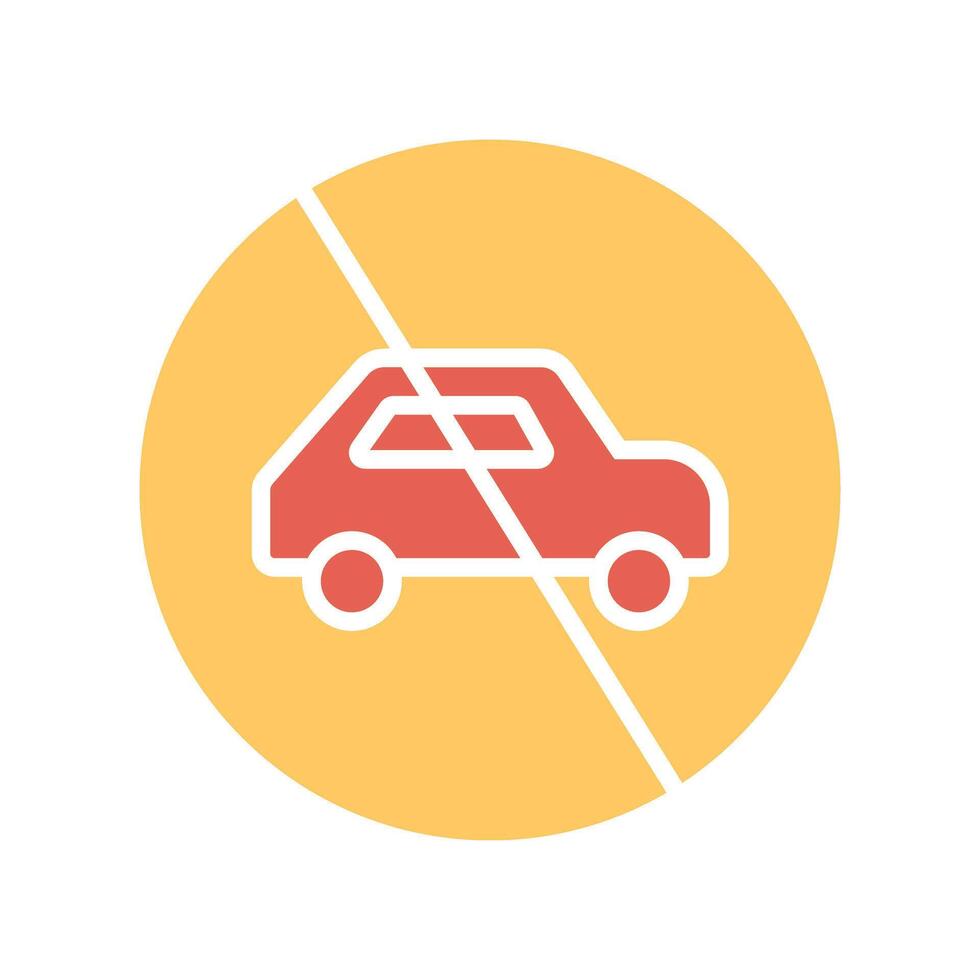 Prohibited Sign Icon Design vector