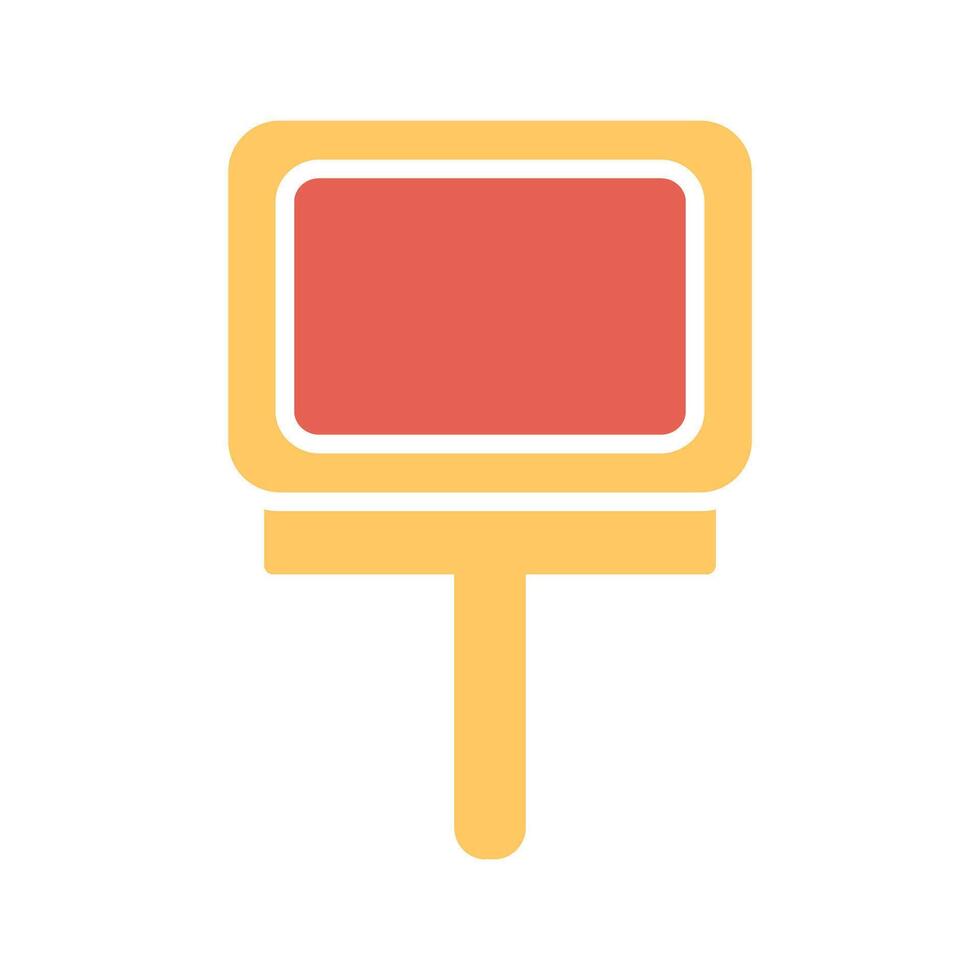 Billboard Icon Design vector