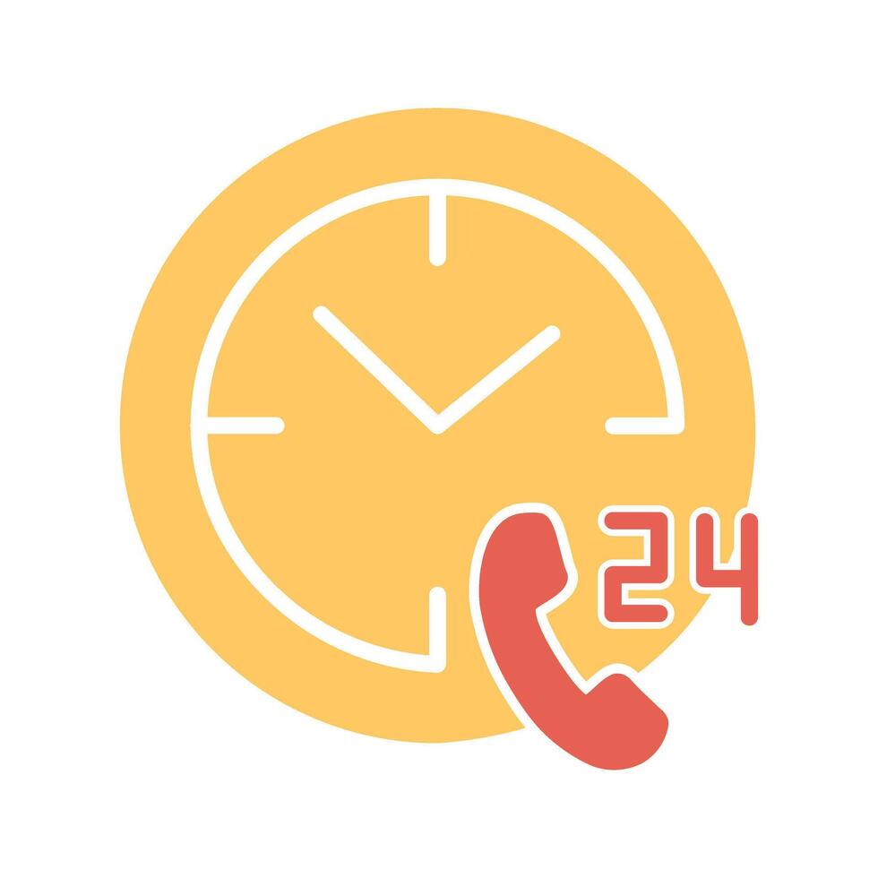 Phone Assistance Icon Design vector