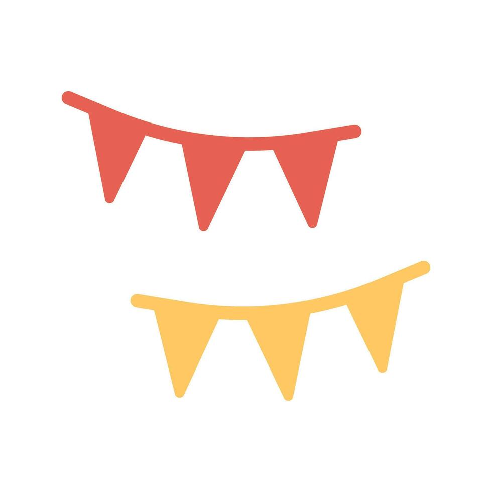 Streamers Icon Design vector