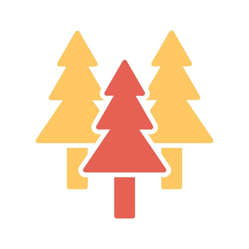 Evergreen Tree Icon Design vector