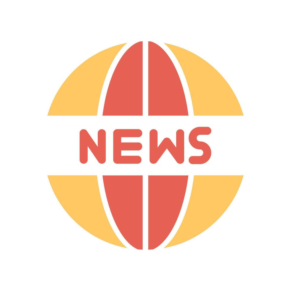 News Website Icon Design vector