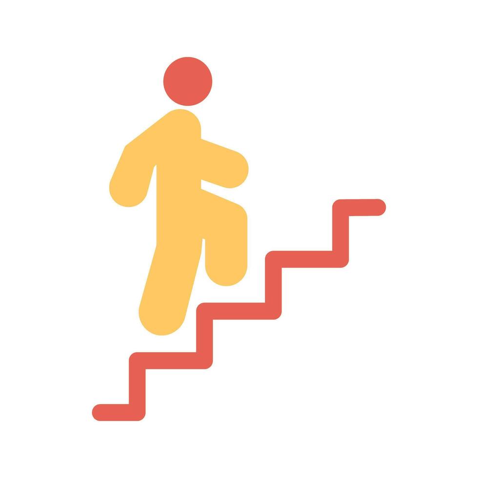 Career Ladder Icon Design vector