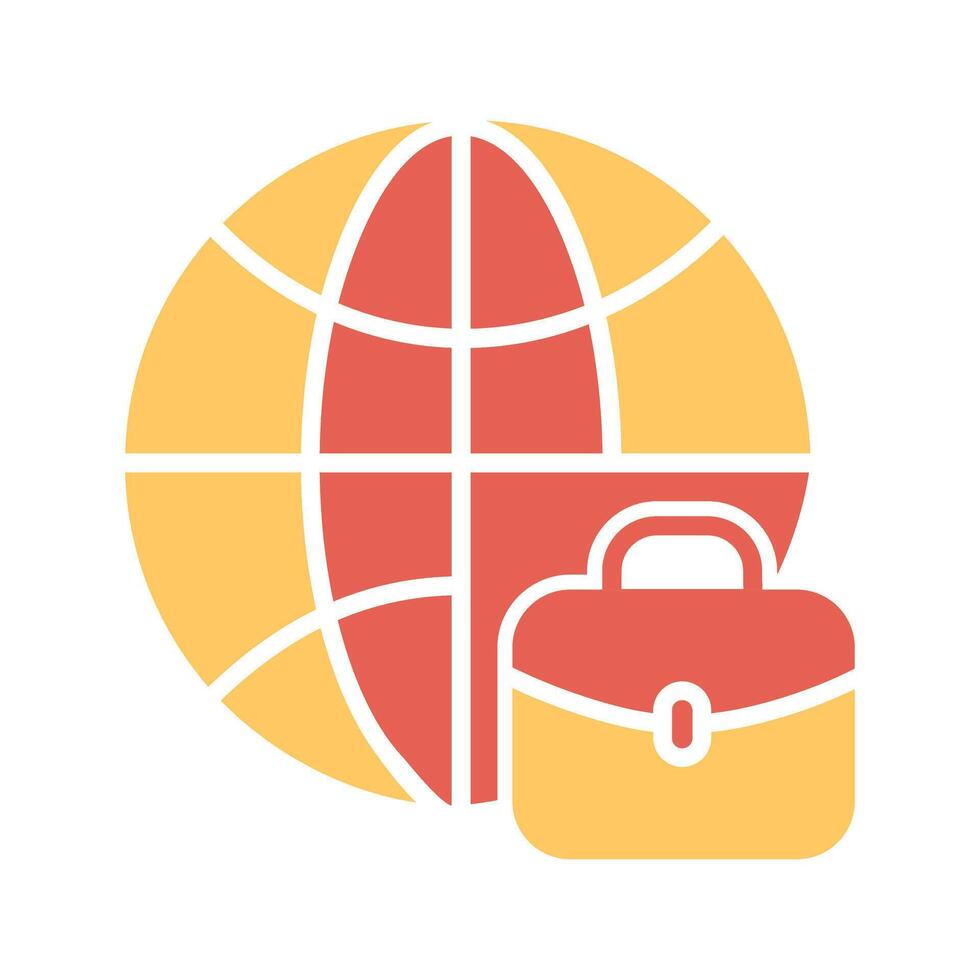 International Job Icon Design vector