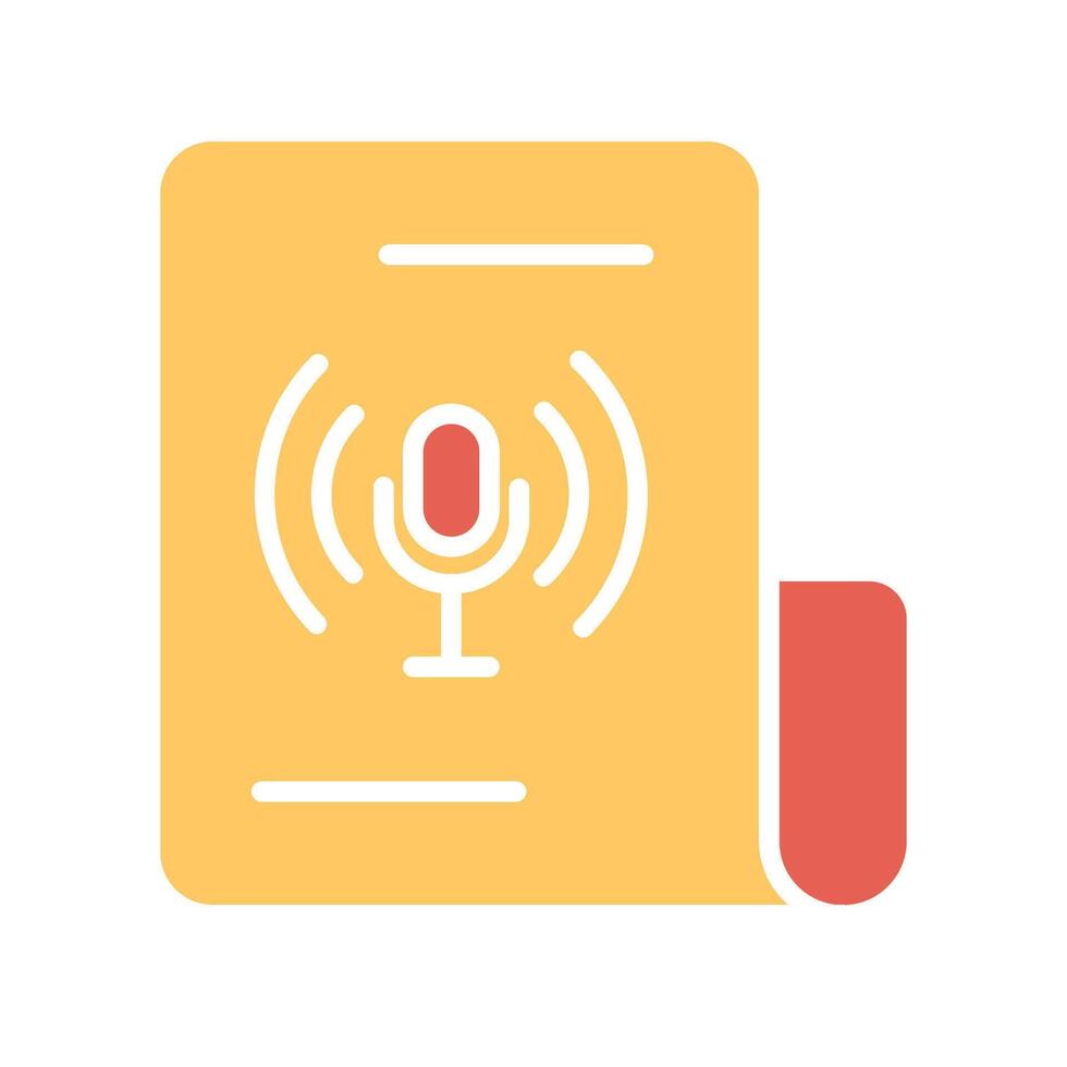 Podcast Icon Design vector