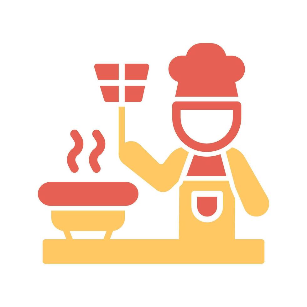 Cooking Together Icon Design vector