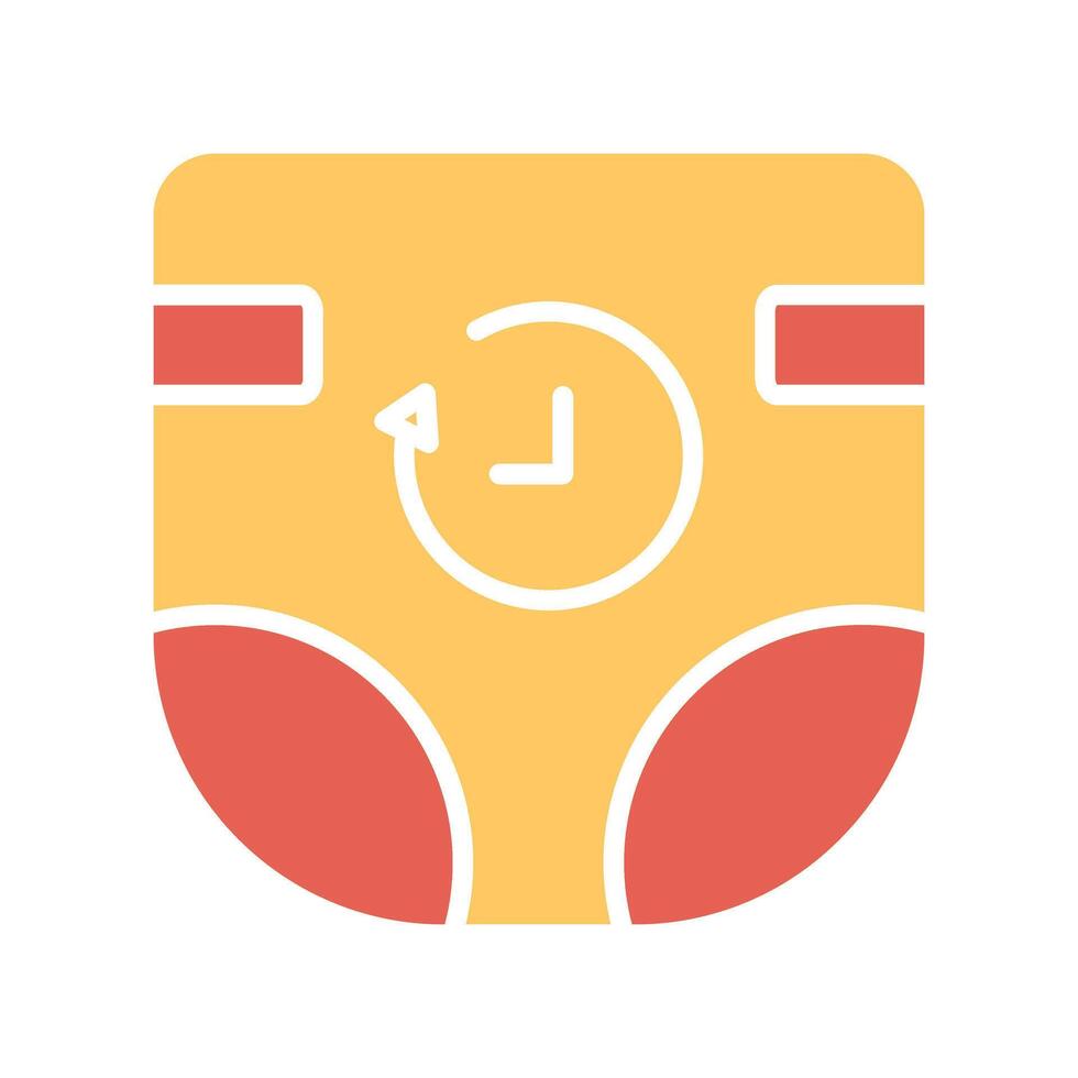 Diaper Duty Icon Design vector