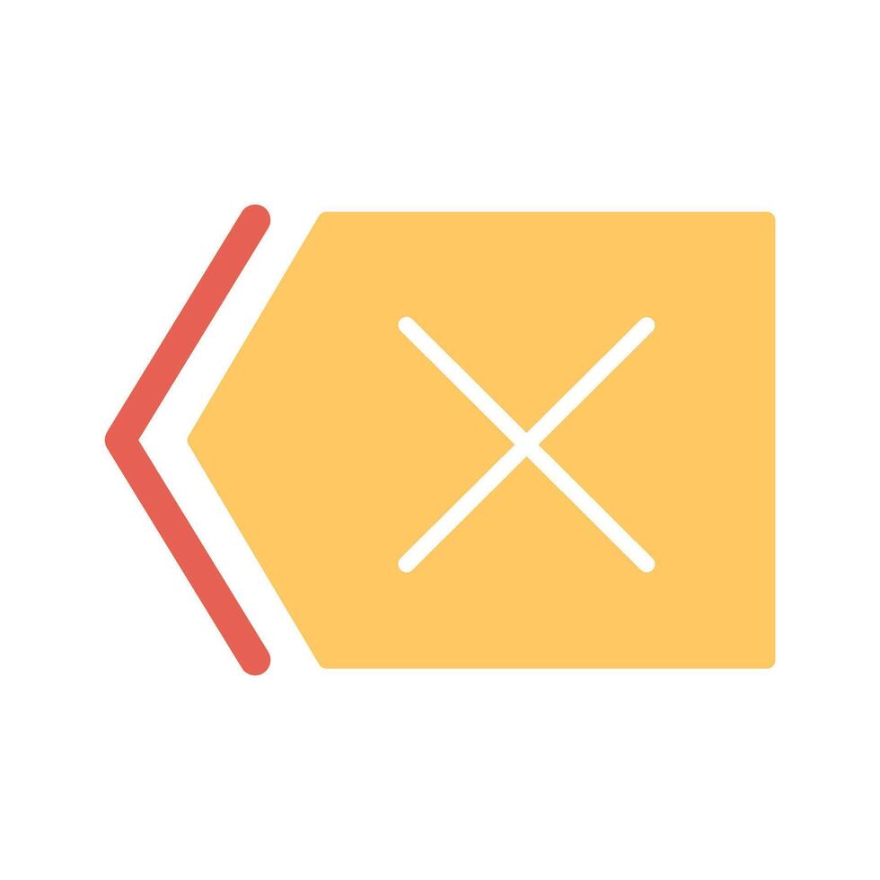 Delete Icon Design vector