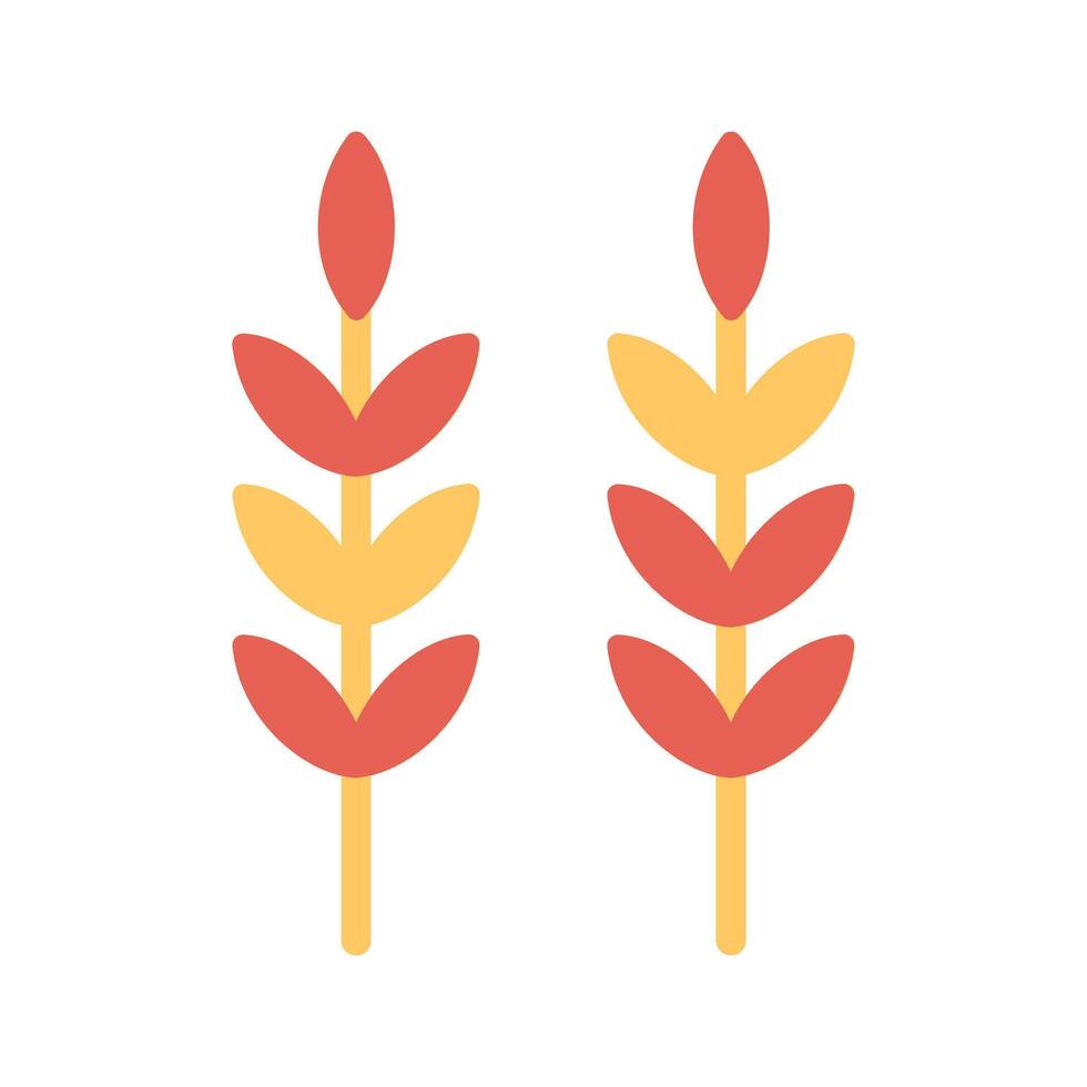 Sheaf of Rice Icon Design vector
