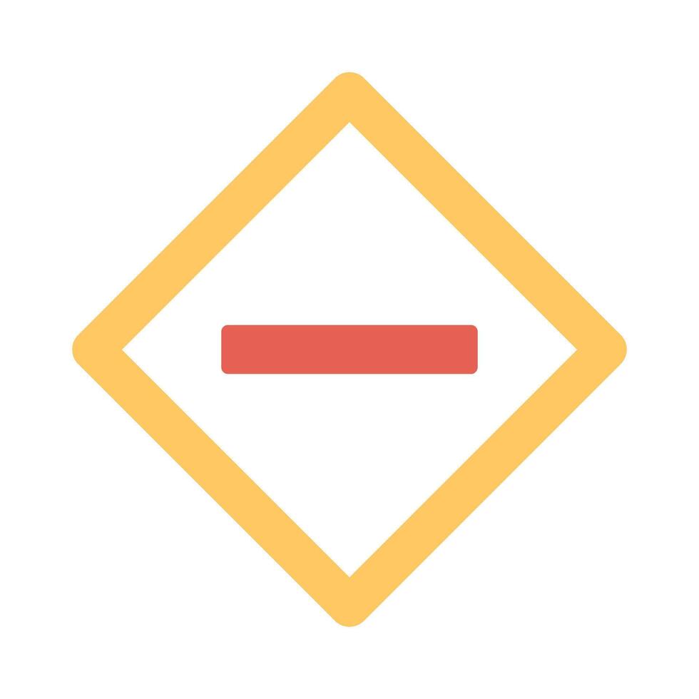 Minus Sign Icon Design vector