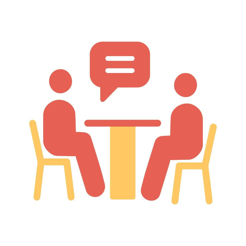 News Interview Icon Design vector