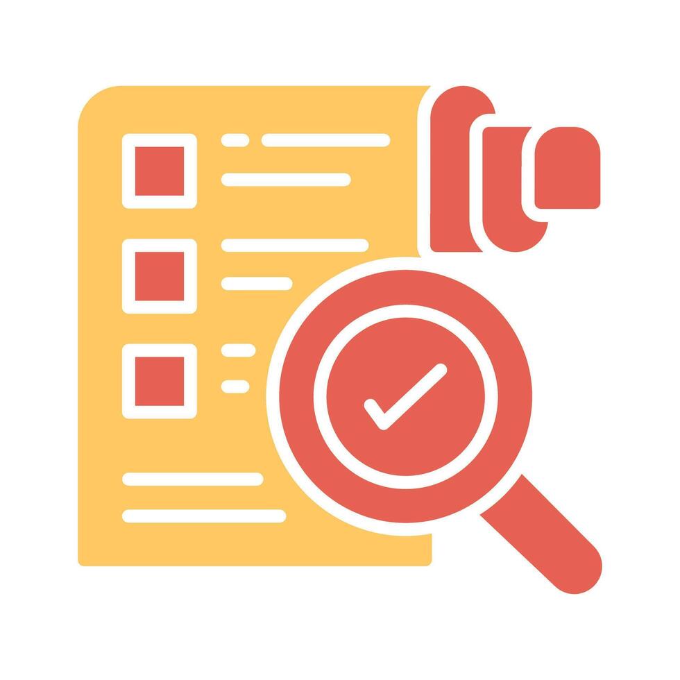 Profile Evaluation Icon Design vector