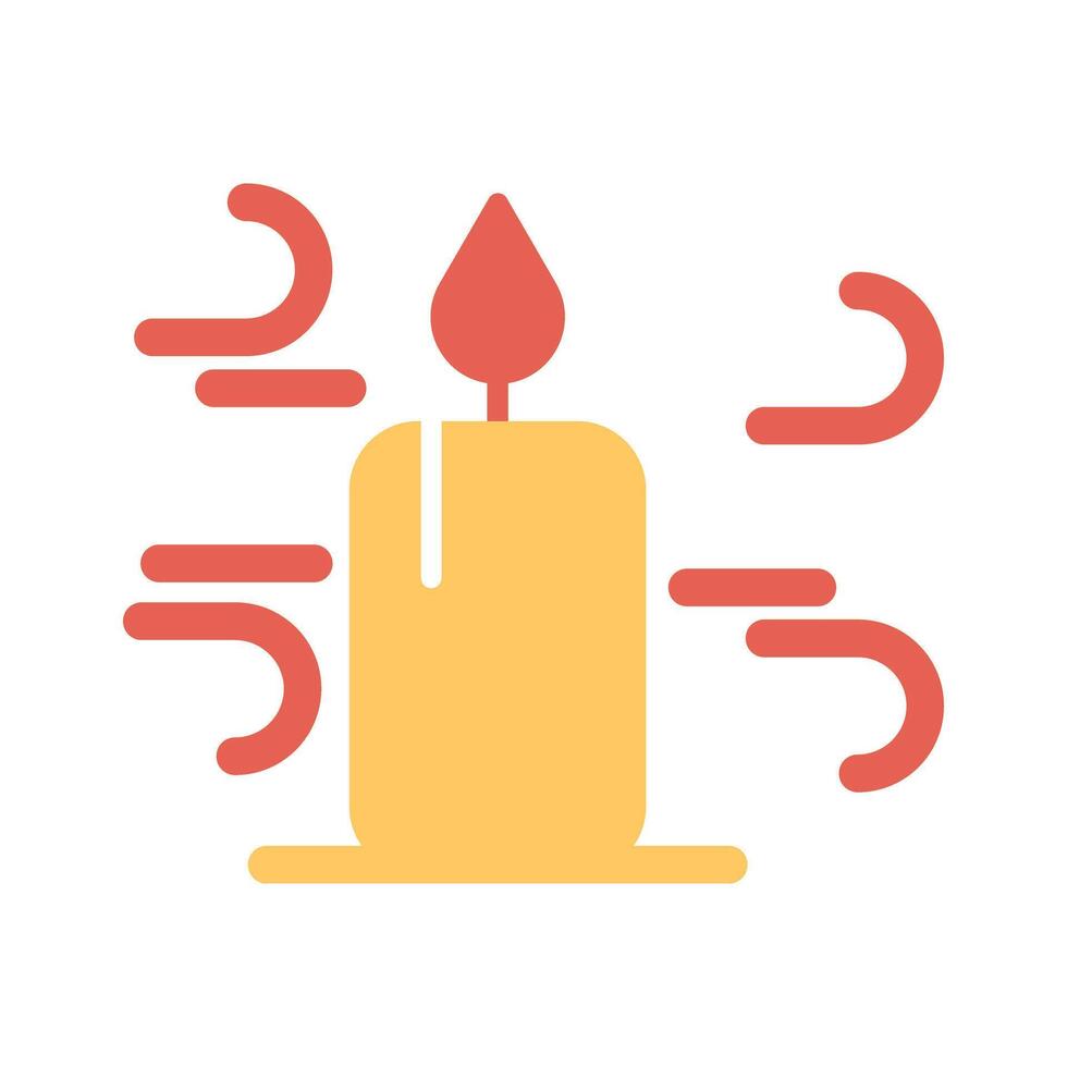 Blowing Candles Icon Design vector