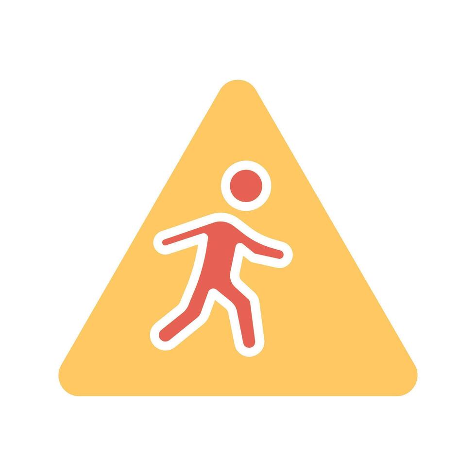 Children Crossing Icon Design vector