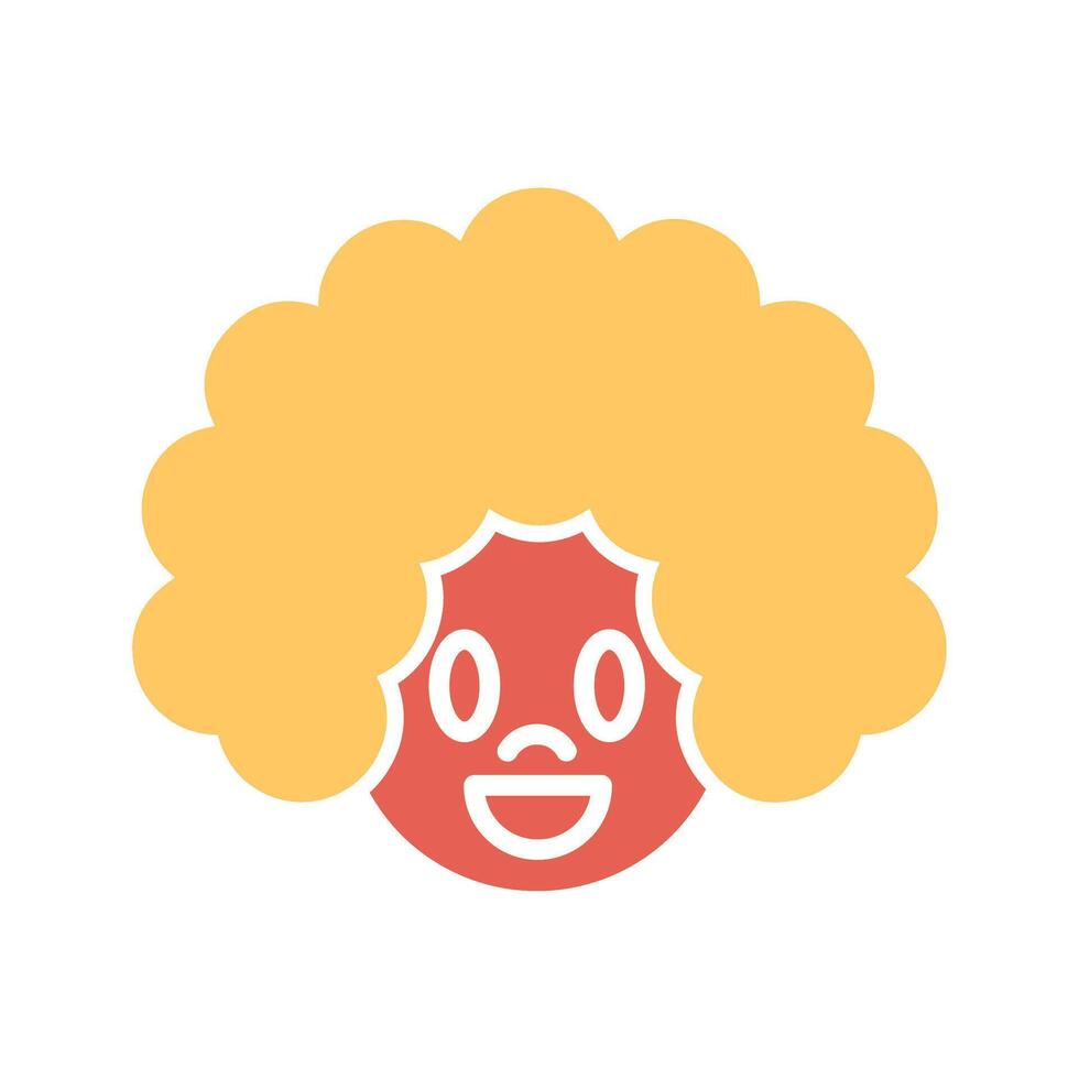 Clown Face Icon Design vector