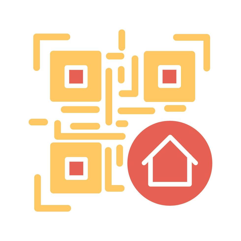 QR Code Menu Icon Design vector