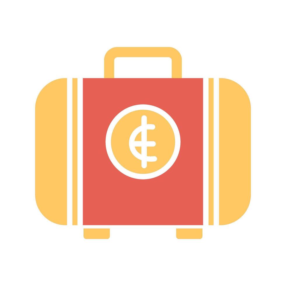 Suitcase Icon Design vector