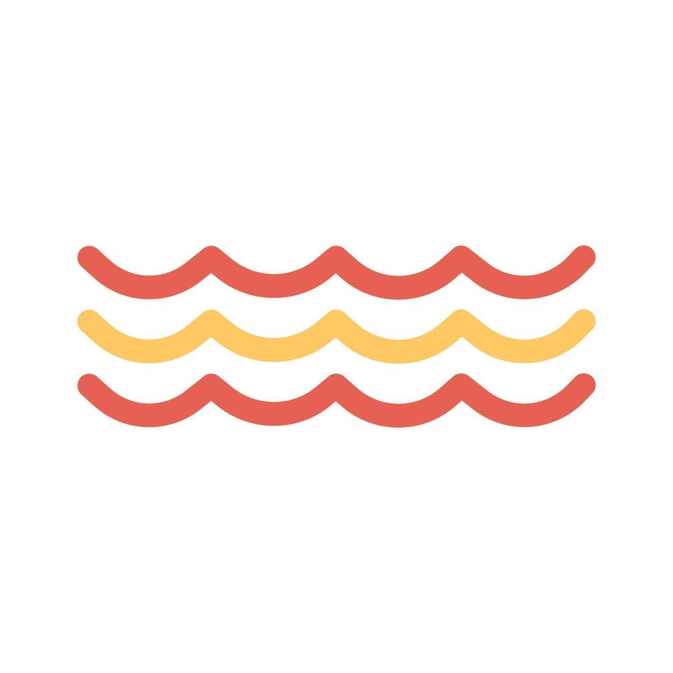 Water Wave Icon Design vector